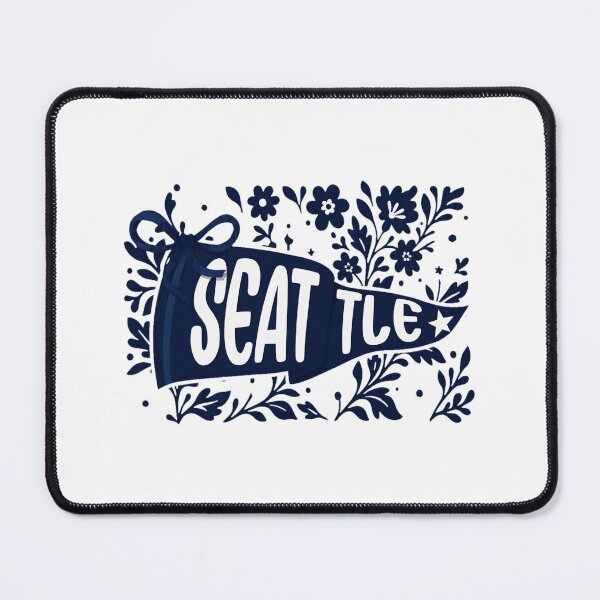Item preview, Seattle Floral Pennant  designed and sold by AdariusBice01.