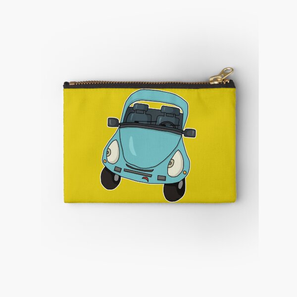 Item preview, Funny Vintage Blue Car Sticker | Skeptical Auto Meme Art designed and sold by MyxaART.