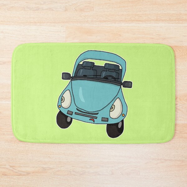 Item preview, Funny Vintage Blue Car Sticker | Skeptical Auto Meme Art designed and sold by MyxaART.