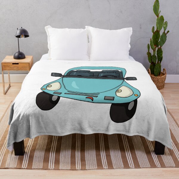 Item preview, Funny Vintage Blue Car Sticker | Skeptical Auto Meme Art designed and sold by MyxaART.