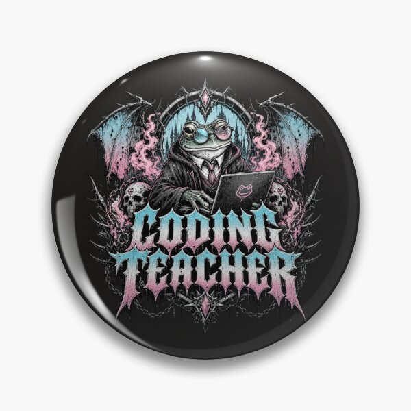 Item preview, Coding Teacher Frog Gothic Death Metal T-Shirt | Funny Computer Science Dark Fantasy Pastel Goth Programmer Toad Laptop Gift designed and sold by illeN-Art-World.