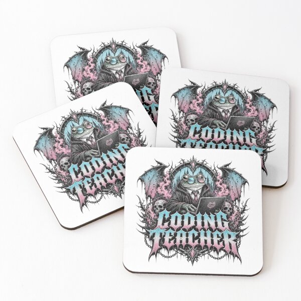 Item preview, Coding Teacher Frog Gothic Death Metal T-Shirt | Funny Computer Science Dark Fantasy Pastel Goth Programmer Toad Laptop Gift designed and sold by illeN-Art-World.