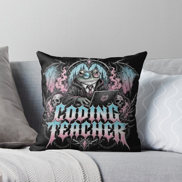 Item preview, Coding Teacher Frog Gothic Death Metal T-Shirt | Funny Computer Science Dark Fantasy Pastel Goth Programmer Toad Laptop Gift designed and sold by illeN-Art-World.