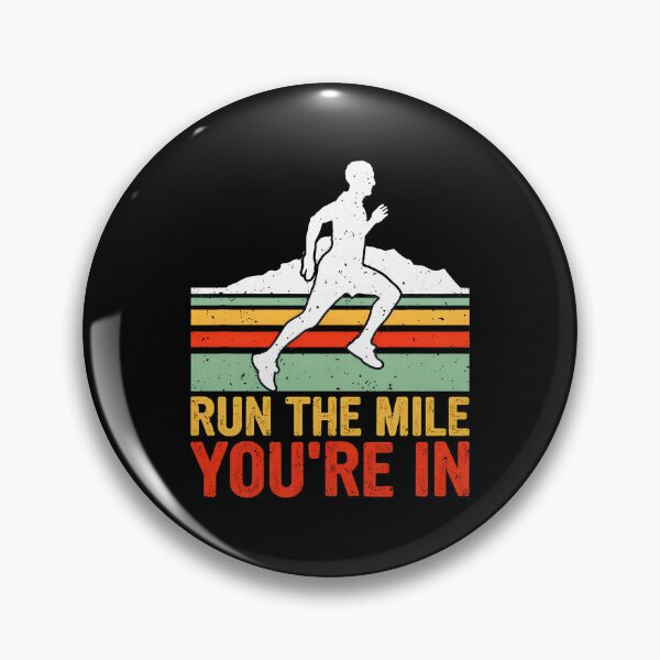 Item preview, Run the Mile You're In Vintage Runner Graphic designed and sold by anosxnreasto.