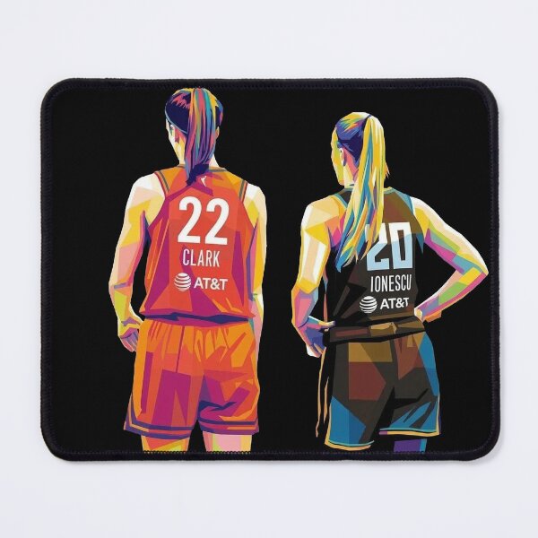 Item preview, Caitlin Clark and Sabrina Ionescu Pop Art designed and sold by SiksisArt.