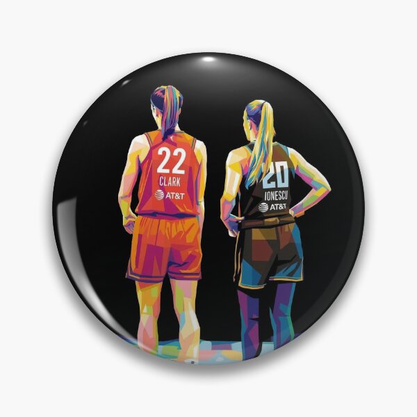 Item preview, Caitlin Clark and Sabrina Ionescu Pop Art designed and sold by SiksisArt.