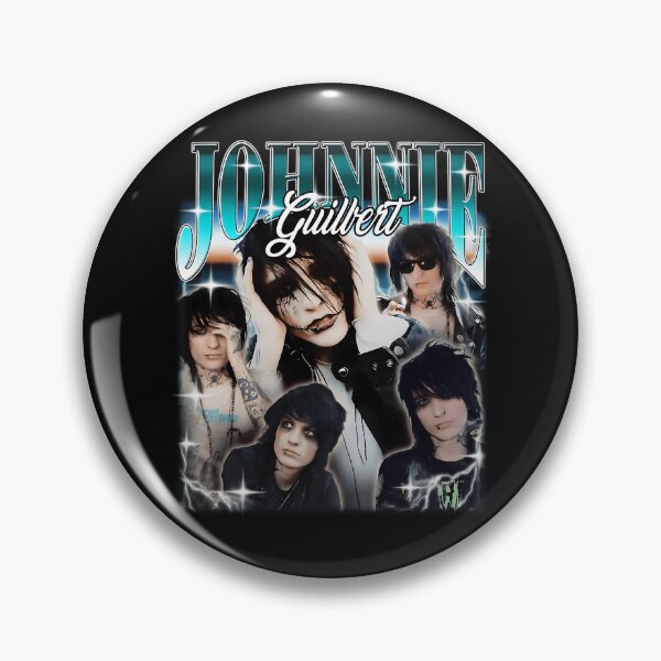 Item preview, Johnnie Guilbert Emo Goth Blue Aesthetic Collage designed and sold by NIZARTKK.