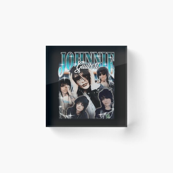 Item preview, Johnnie Guilbert Emo Goth Blue Aesthetic Collage designed and sold by NIZARTKK.