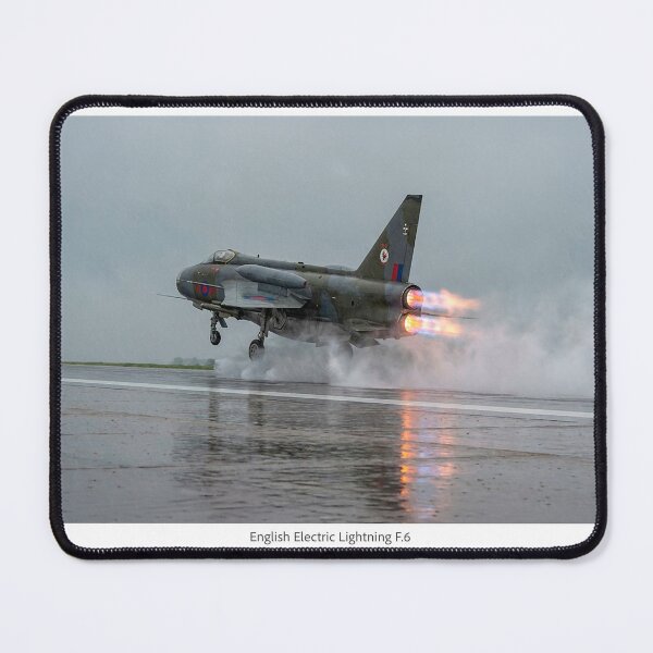 Item preview, Lightning F.6 Wet Runway Illustration designed and sold by Airpower Art.