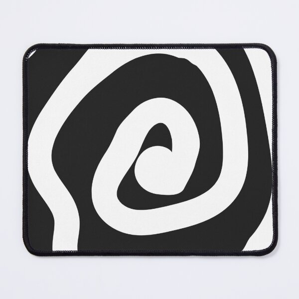 Item preview, Black and White Hypnotic Spiral Pattern designed and sold by jianina-alondra.