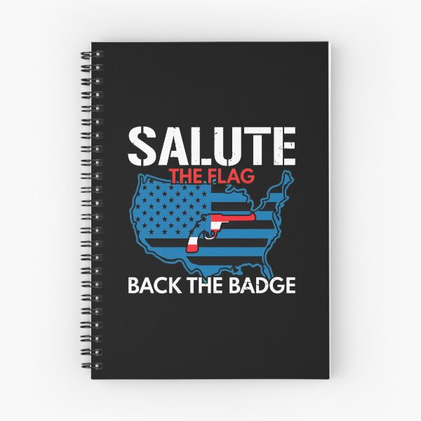 Item preview, Salute Flag Back The Badge Patriotic USA Graphic designed and sold by kalmanfjskrine.
