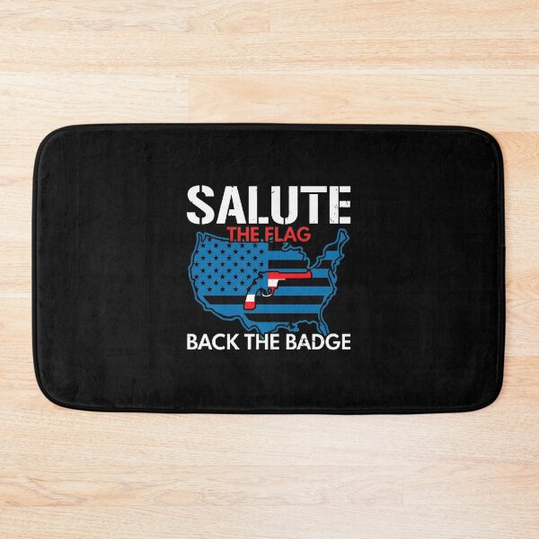 Item preview, Salute Flag Back The Badge Patriotic USA Graphic designed and sold by kalmanfjskrine.