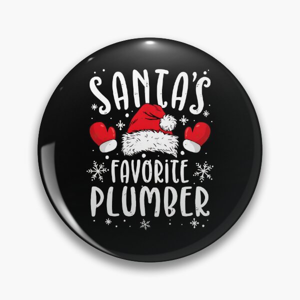 Item preview, Santa's Favorite Plumber Christmas Retro Distressed Design designed and sold by anosxnreasto.