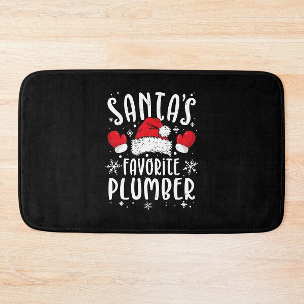Item preview, Santa's Favorite Plumber Christmas Retro Distressed Design designed and sold by anosxnreasto.