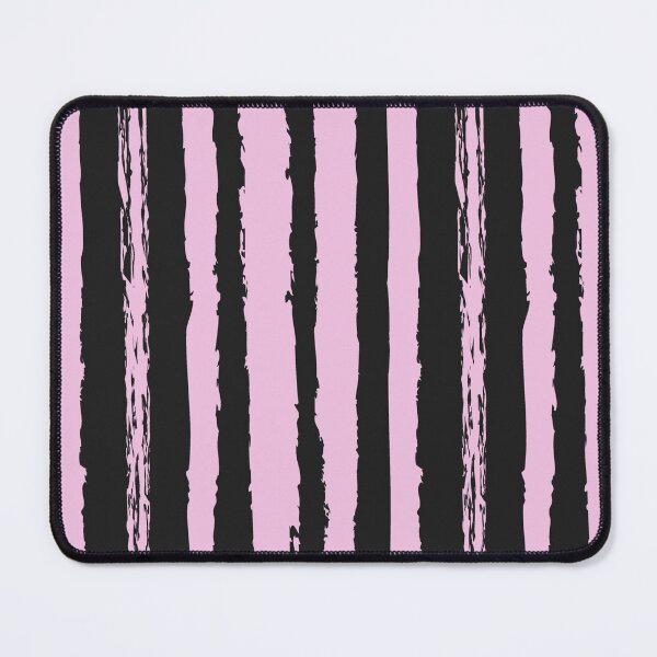Item preview, Pink and Black Grunge Stripe Pattern designed and sold by jianina-alondra.