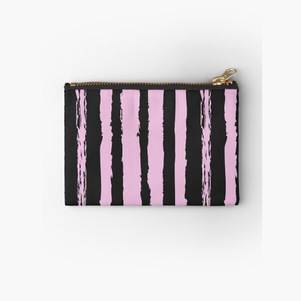 Item preview, Pink and Black Grunge Stripe Pattern designed and sold by jianina-alondra.