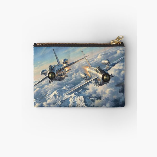 Item preview, Lightning Jets Mountain Crossing Illustration designed and sold by Airpower Art.
