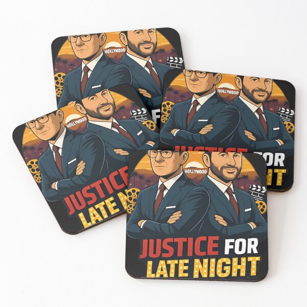 Item preview, Jimmy Kimmel Shirt, Stephen Colbert T-shirt, Justice for Late Night Show, Colbert Kimel 2028 designed and sold by WildPalitteArt.