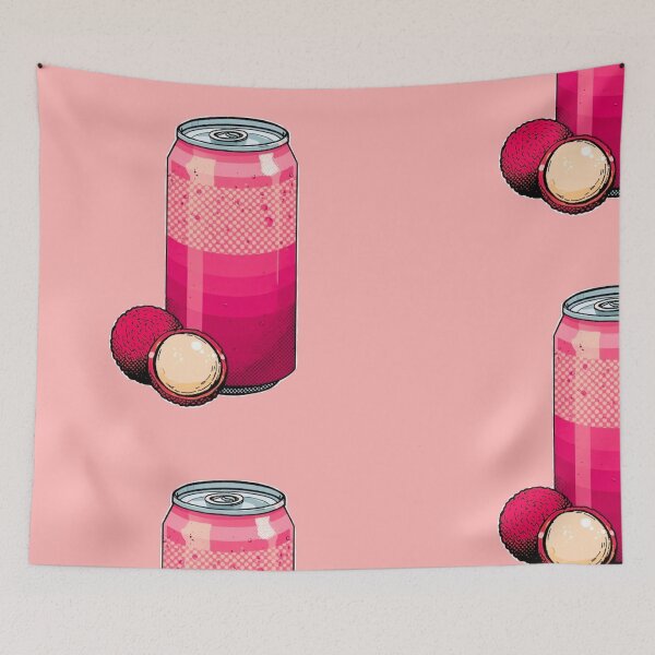 Item preview, Lychee soda illustration designed and sold by DuliDoodles.