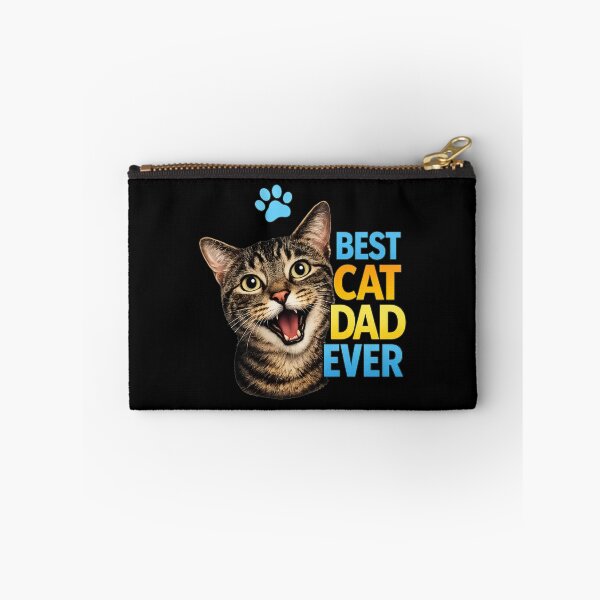 Item preview, Best Cat Dad Ever Happy Cat Paw Print Design designed and sold by SoyLamderma.