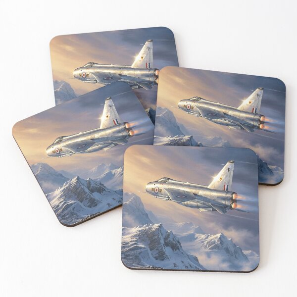 Item preview, Lightning Jet Mountain Peaks Illustration designed and sold by Airpower Art.