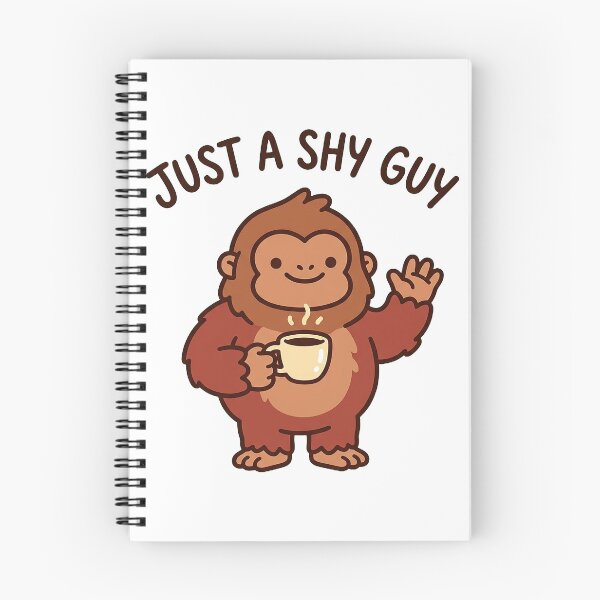 Item preview, Just a Shy Guy — Cute Bigfoot Cryptid Art designed and sold by hamza19911991.