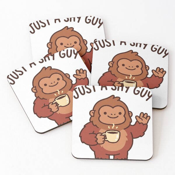 Item preview, Just a Shy Guy — Cute Bigfoot Cryptid Art designed and sold by hamza19911991.
