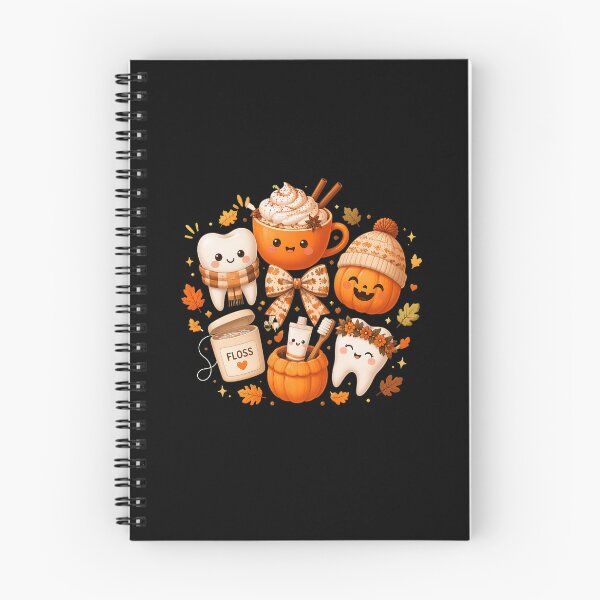 Item preview, Cute Fall Dental Halloween Pumpkin Spice Tooth Floss designed and sold by PaletteArc.