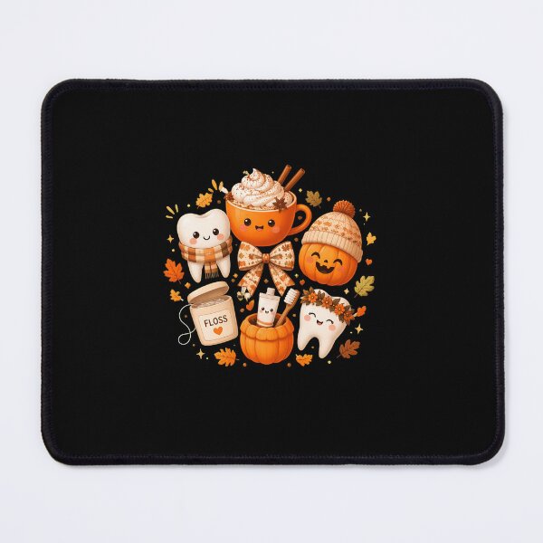 Item preview, Cute Fall Dental Halloween Pumpkin Spice Tooth Floss designed and sold by PaletteArc.