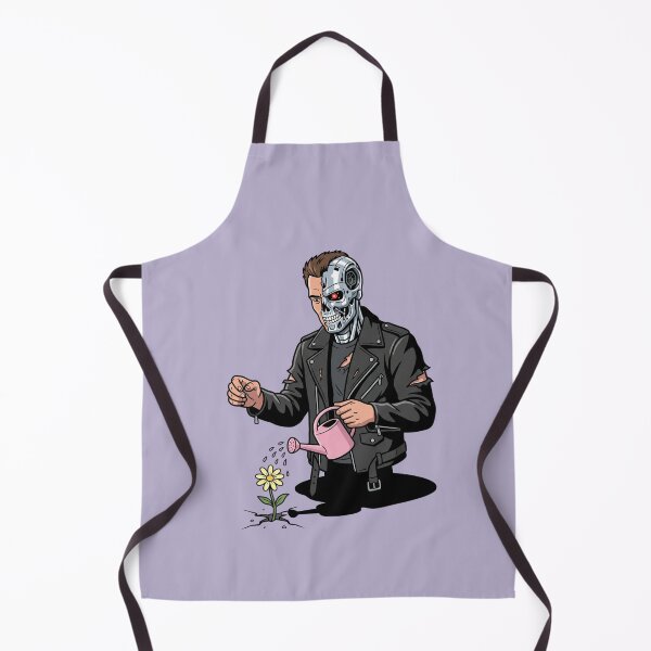 Item preview, Cyborg Assassin Watering Daisy Pink Can Terminator Parody Sci-Fi Pop Art designed and sold by Rare By Hero.