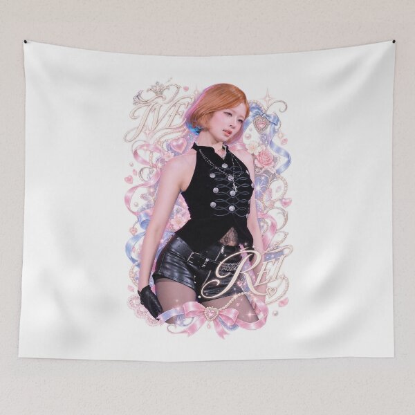 Item preview,  Rei IVE Floral Bow Poster | Rose Wreath Concert Graphic designed and sold by Valereekmerch.