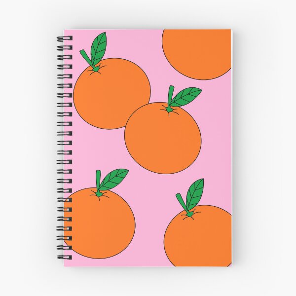 Item preview, Cute Orange Fruit Pattern on Pink designed and sold by jianina-alondra.
