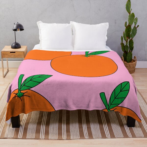 Item preview, Cute Orange Fruit Pattern on Pink designed and sold by jianina-alondra.