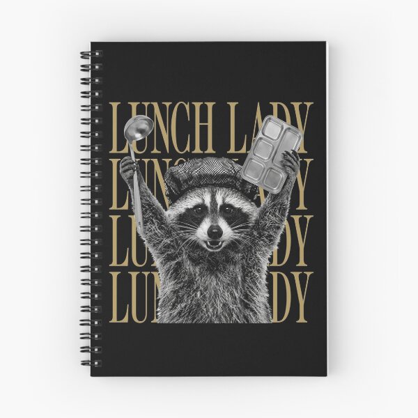 Item preview, Lunch Lady Raccoon Funny School Trash Panda  designed and sold by CaneufeyCip.