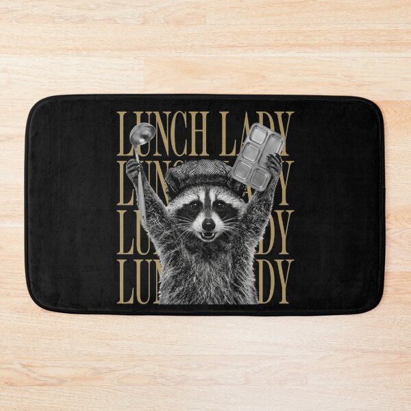 Item preview, Lunch Lady Raccoon Funny School Trash Panda  designed and sold by CaneufeyCip.