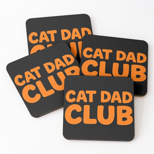 Item preview, Cat Dad Club Orange Text Design designed and sold by SoyLamderma.