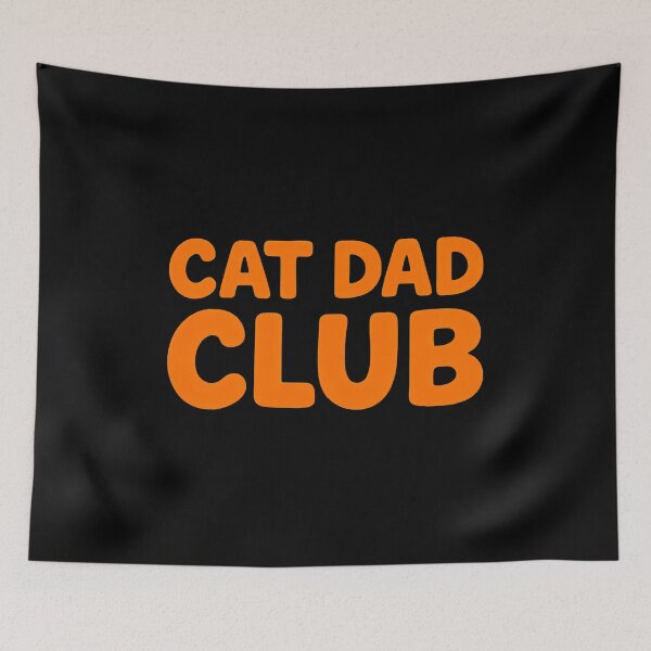 Item preview, Cat Dad Club Orange Text Design designed and sold by SoyLamderma.