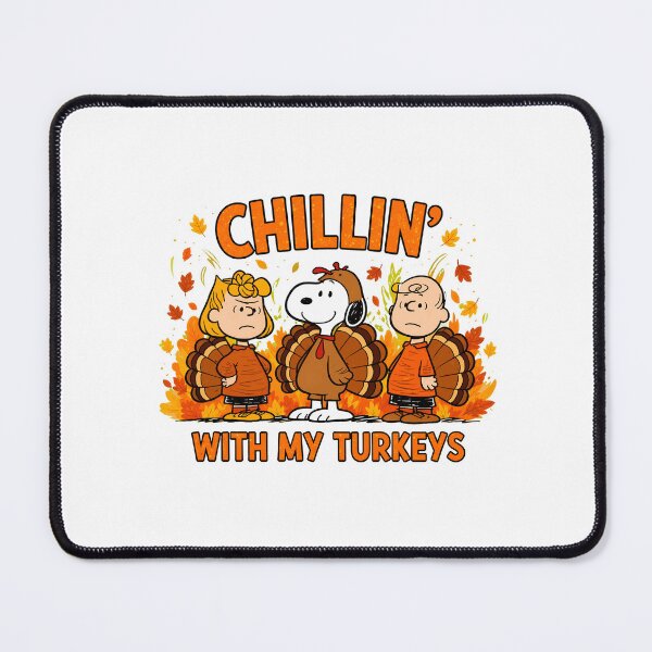 Item preview, Thanksgiving Chillin With Turkeys Cute Design designed and sold by TanayLetts99.