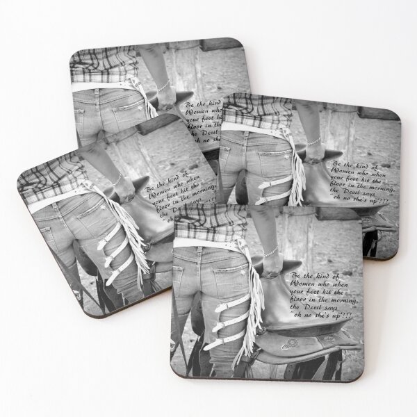 Item preview, COWGIRL WITH ATTITUDE, COWGIRL QUOTE FOR APPAREL AND HOME designed and sold by Barbara Jean Photo Art And Design.