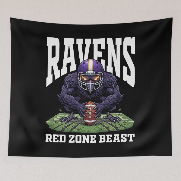 Item preview, RAVENS RED ZONE BEAST - BAL RAVENS designed and sold by KEF Custom.