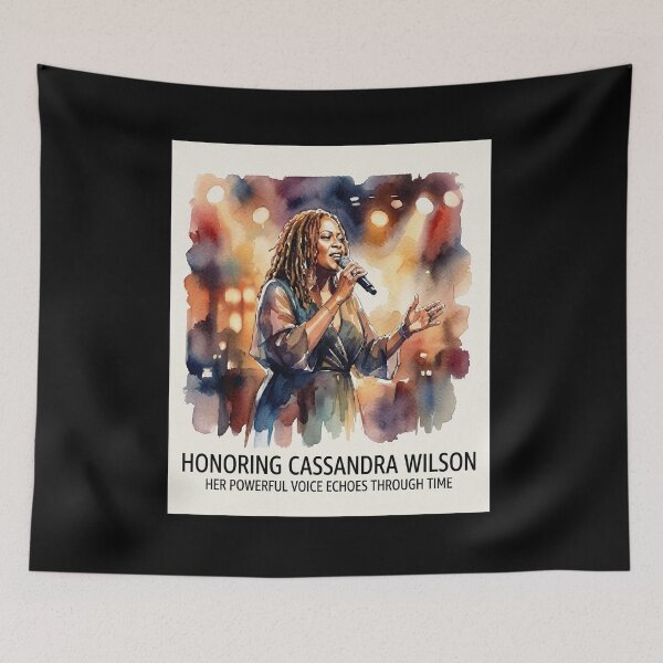 Item preview, Cassandra Wilson Jazz Singer Rest in peace designed and sold by Ballooonfisher.