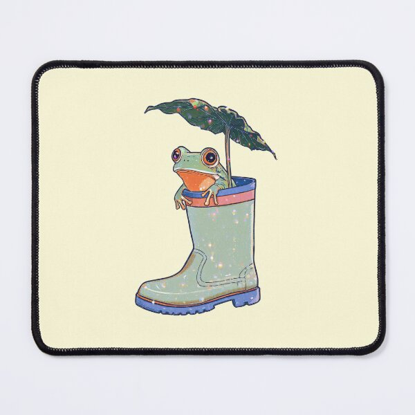 Item preview, Cute Frog in Rain Boot designed and sold by jianina-alondra.