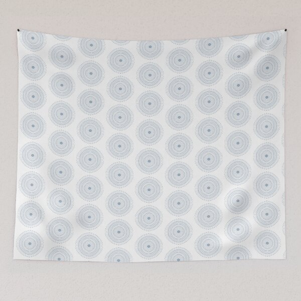 Item preview, Light Blue Indian Mandala  designed and sold by KaroLeenaDesign.