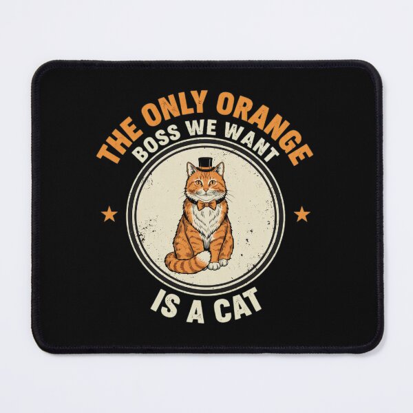 Item preview, Funny Orange Cat Top Hat Bowtie Boss Cat Art designed and sold by SoyLamderma.