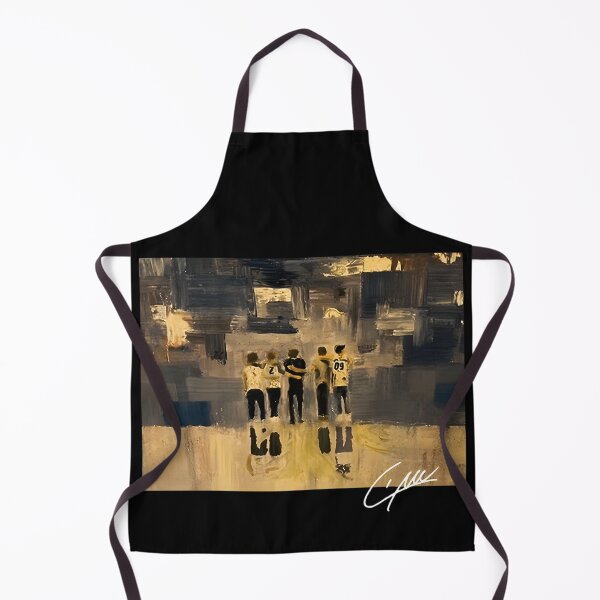 Item preview, Five Silhouette Figures Standing Back View Painting designed and sold by Ohib Hussain.