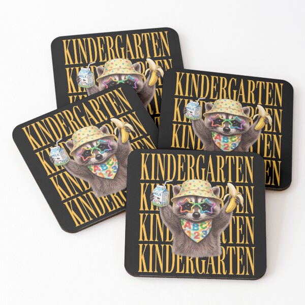 Item preview, Kindergarten Funny Raccoon Back To School  designed and sold by CaneufeyCip.