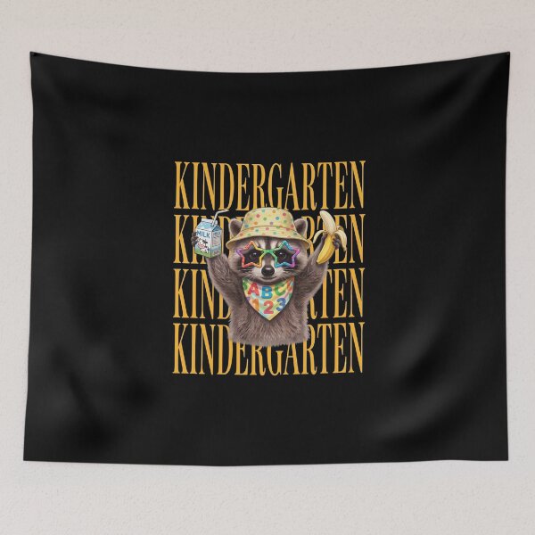 Item preview, Kindergarten Funny Raccoon Back To School  designed and sold by CaneufeyCip.