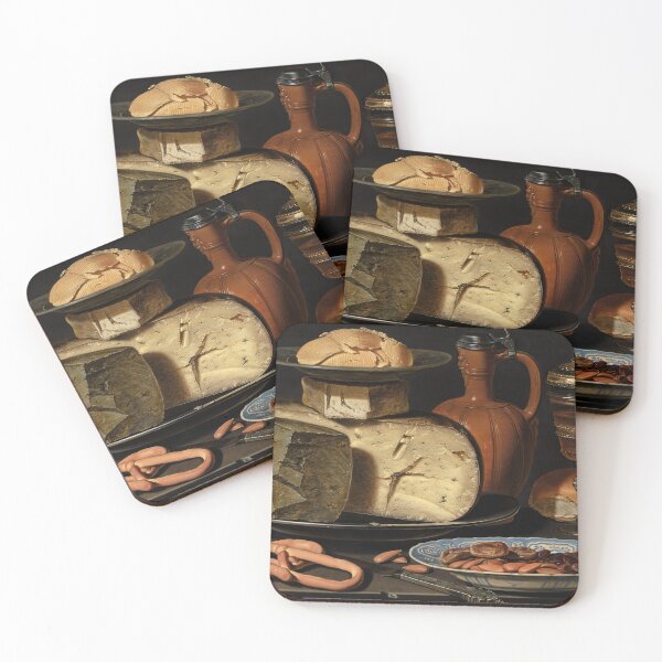 Item preview, Still Life with Cheeses, Almonds and Pretzels designed and sold by Craphe.