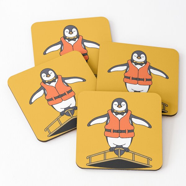 Item preview, Cute Penguin Titanic Parody Life Jacket Bowtie Im Flying Movie Humor Pop Art designed and sold by Rare By Hero.