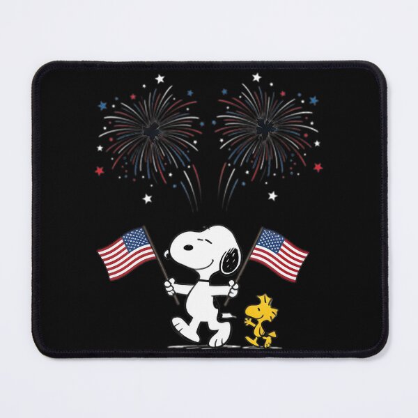 Item preview, Snoopy Woodstock Stars Stripes Fireworks Patriotic Pup Fun | ⭐⭐⭐⭐⭐ designed and sold by DodgerTheHunter.